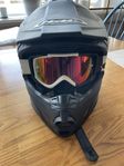 HJC Motorcross hjälm med Smith goggles