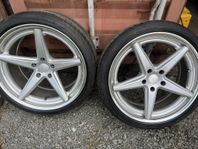 Vossen fälgar 20” 5/120 & Däck 