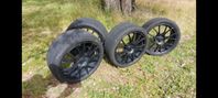 BMW M3-Fälgar18"; Ford Focus RSMk3-Fälgar 19" R-däck+vägdäck