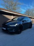 Tesla Model X 100D Long Range, 6 sits, 572hk,