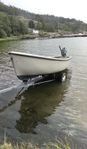Härlig stabil bad/fiskebåt, Yamaha4hk,båttrailer,tillb
