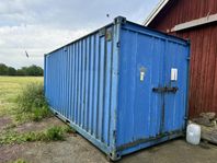 Container 20 fot isolerad, el, hyllor