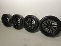 19” MSW 50 by OZ Gloss Black fälgar med 245/40/19 däck 