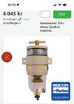 Bränslefilter Racor 500fg Kit