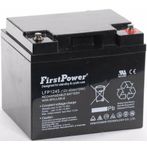 2 stk HELT NYA FirstPower 75Ah AGM batteriar
