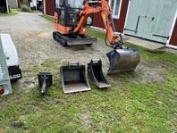 Minigrävare Hitachi ZX19-5A modell 2016