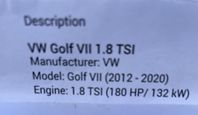 Chip trim VW Golf 1,8 VII Tsi 12-20