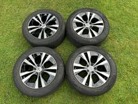 18" 5-Double Spoke Black Diamond Cut med sommardäck (Volvo)