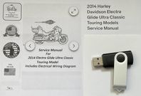 Harley Davidson 2014 Electra Ultra verkstadsmanual