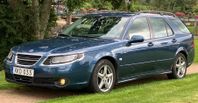 Saab 9-5 SC 2.0 T BioPower. Besiktad idag 19/8, nyskattad!