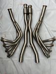 Corvette c6 Z06/ZR1 - AFE Power headers med race cat o xpipe