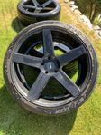 Status Alloy fälgar med 295/35R24 däck 