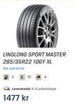 Däck 285/35R22 SPORT