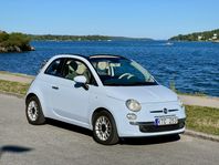 Nyservad Fiat 500C Lounge - Låga mil