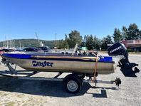 BigBuster med Evinrude E-Tec 75hk och 80 kmh släpvagn