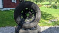 Yokohama IceGuard IG65 dubbdäck (175/65R14) på plåtfälg