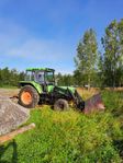 Traktor med lastare Deutz D7206