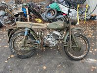    	 	 Monark Jawa 350 Army Militär mc kan fraktas