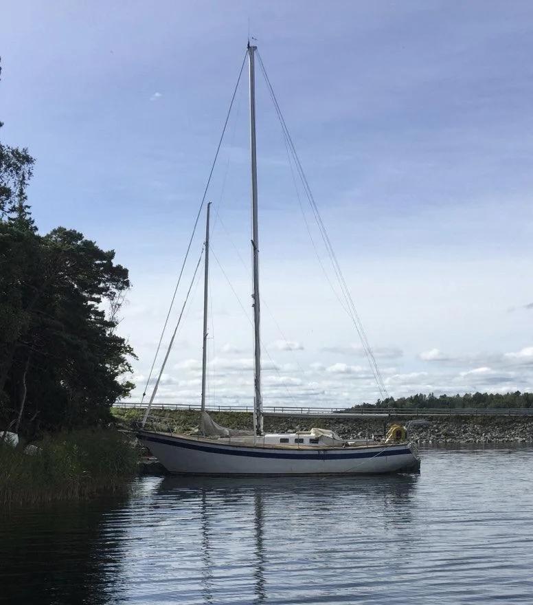 Långseglare i ferrocement, 12 x 4 meter. image