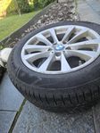 225/55R17 originalfälg BMW nya däck 1 säsong