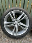 19" fälgar med Pirelli Ice Zero, åretruntdäck