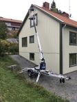 Skylift 12-16m uthyres. 3 mod. inkl smal-lift o batteridrift