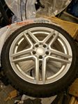 18" 5/112 Vinterdäck dubb + fälg 4st mercedes tpms