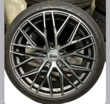 MAM 19” Fälgar 4x RS4 palladium front polish med däck