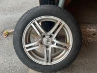 BMW Vinterhjul 225/55R17" 5x112 - alptopp/snöflinga. 