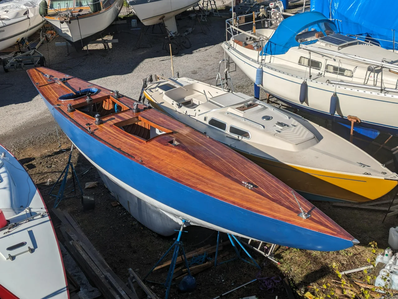 6mr Six meter vintage racing yacht, World cup winner image