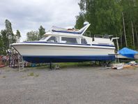 Parad 345 Flybridge - motorbyte påbörjat