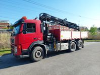 Volvo FM 260-380 6x2 Tipp o kran lågmil