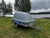 Släpvagn Caravan Prof 1400 lh med kåpa 