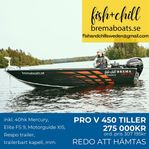 Höstkampanj! Fullt utrustad NY Brema aluminium sportfiskebåt