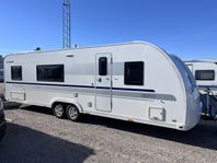 Adria Alpina 743 UT 2013 Barnkammarvagn , med Alde förtält 