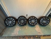 BMW 19” original M sport fälgar 5/112 (G30/31)