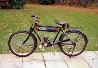 Motor av Zurcher från 1930. Satt i motorcyklar från Alycon