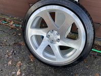 3SDM fälgar 0.06 med Michelin däck 5 x 100.