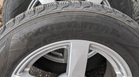 Dubbfria vinterdäck 215/60R16 på Aluminium fälg.