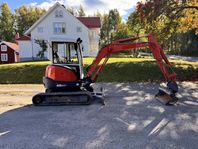 Kubota U35-3 Minigrävare 1200 Timmar