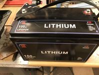 SBL Lithium batteri 12v 100 a + Laddare