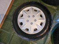 Firestone 195/65 R15 vinterdäck med 15tums fälg 4 Bults