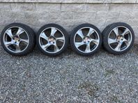 Abarth (Alfa Romeo original) 17" Fälgar med vinterdäck