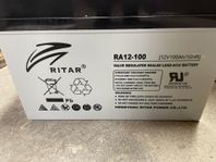 Ritar RA12-100Ah batterier