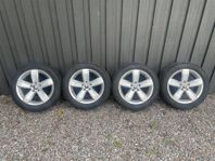 Vinterdäck och fälg Goodyear 215/55 R17 till Volkswagen mfl