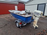 Crescent styrpulpet med 80 trailer 25hk Johnson