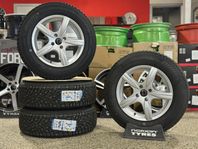 16" Peugeot Vinterhjul Dubbdäck 7x16" 4x108 ET25 CB 65.1