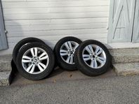 vinterhjul kia Sportage 225/60-17 dubbat TPMS däcktryck 