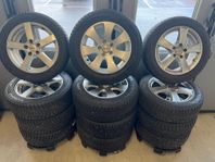 3 Sett Vinterdäck 5x112 Passat Golf A3 Octavia Superb Leon