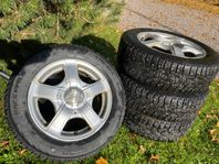 Dubbdäck 175/65R14 på fälg VW Polo